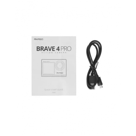 Экшн-камера AKASO BRAVE 4 PRO серый. - фото 21
