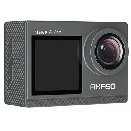 Экшн-камера AKASO BRAVE 4 PRO серый. - фото 2