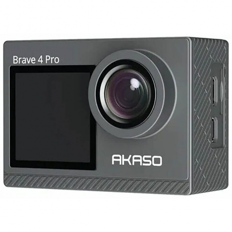 Экшн-камера AKASO BRAVE 4 PRO серый. - фото 3