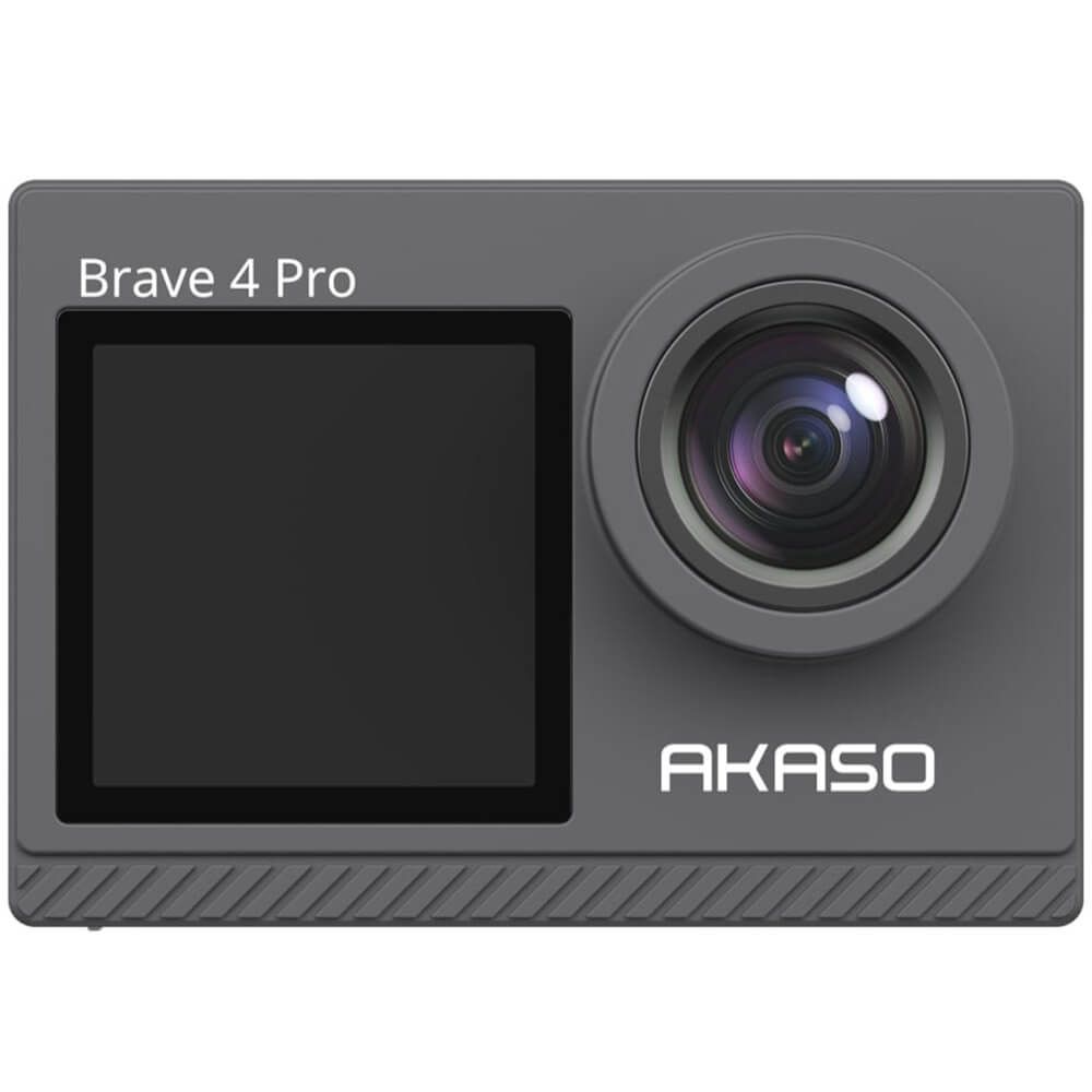 Экшн-камера AKASO BRAVE 4 PRO серый. экшн камера akaso brave 8 серая