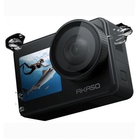 Экшн-камера AKASO BRAVE 7 серый. - фото 5