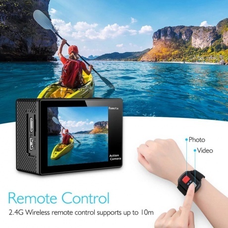 Экшн-камера AKASO EK7000 черный. - фото 28