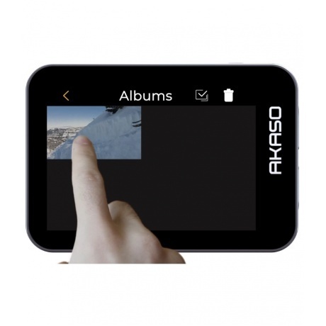 Экшн-камера AKASO V50 X серый. - фото 5