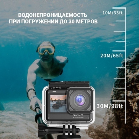 Экшн-камера SJCAM SJ10 PRO DualScreen. черный. - фото 10