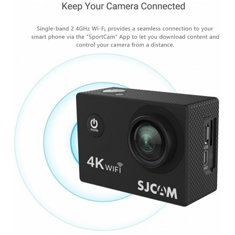 Экшн-камера SJCAM SJ4000 AIR. черный. - фото 29