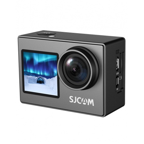 Экшн-камера SJCAM SJ4000 DUAL SCREEN . черный. - фото 1