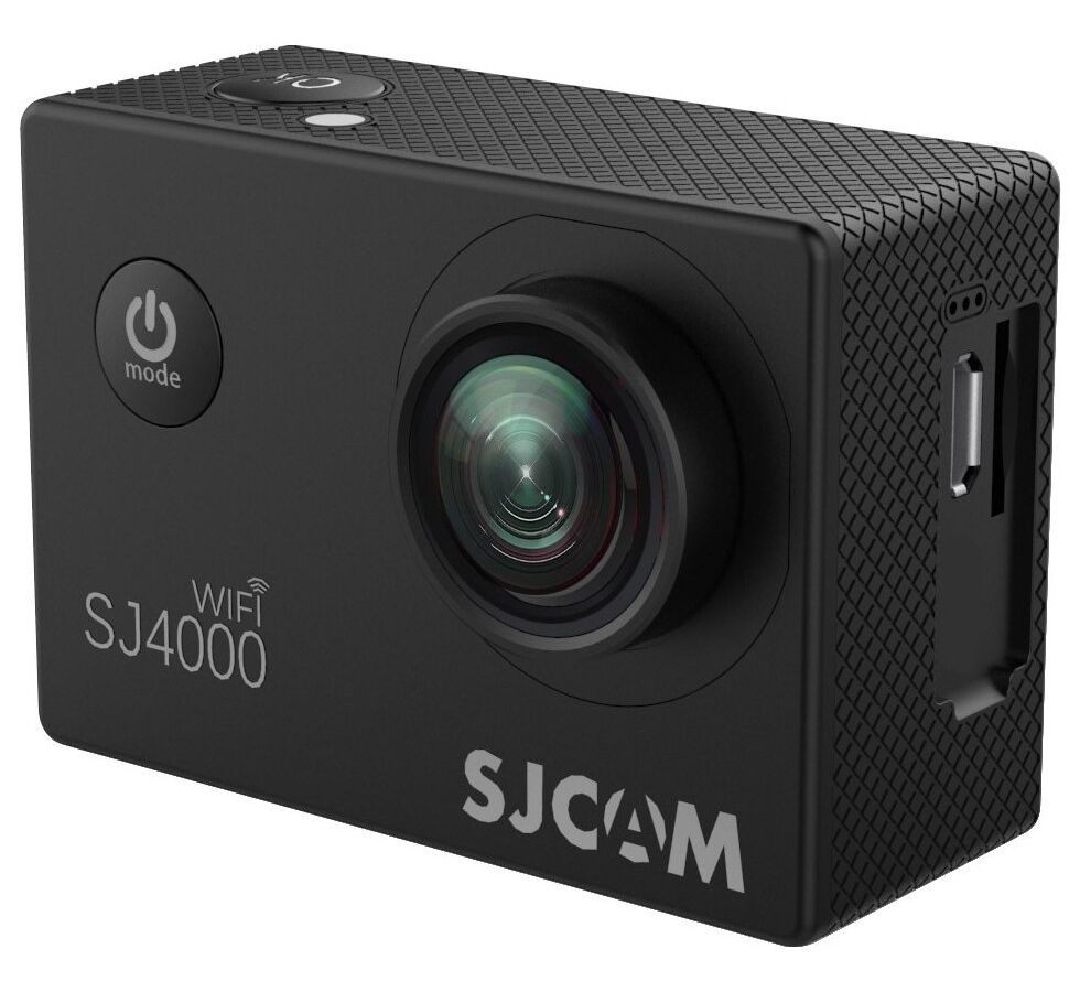 Экшн-камера SJCAM SJ4000 WIFI. черный. подводная экшн камера sj4000 4k водонепроницаемая