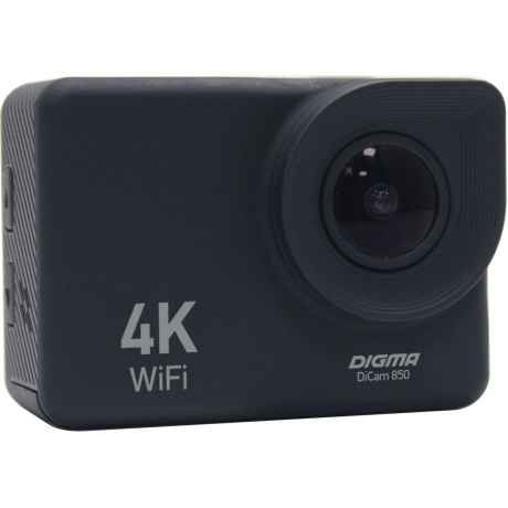 Экшн-камера Digma DiCam 850 черный - фото 2