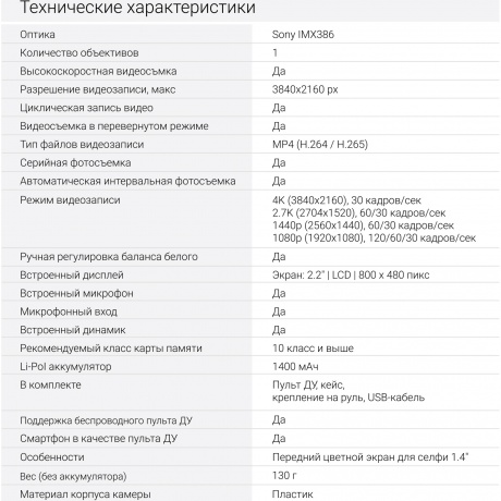 Экшн-камера Digma DiCam 970 черная - фото 26