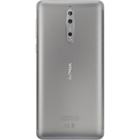 Смартфон Nokia 8 Dual Sim Silver - фото 3