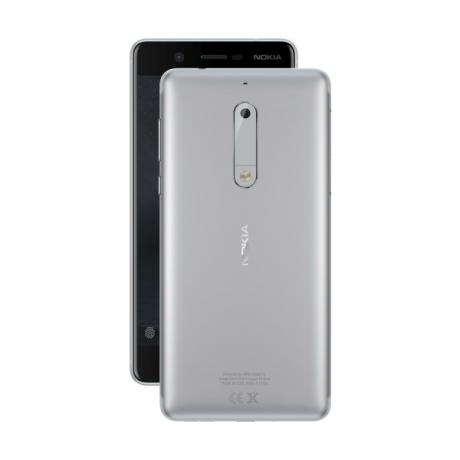 Смартфон Nokia 5 Dual sim (TA-1053) Silver - фото 1