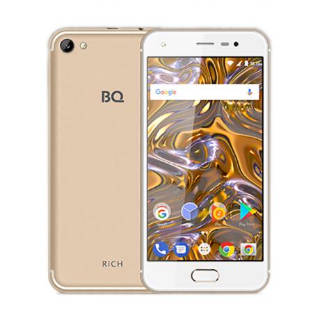 Смартфон BQ Mobile BQ-5012L Rich LTE Gold - фото 1