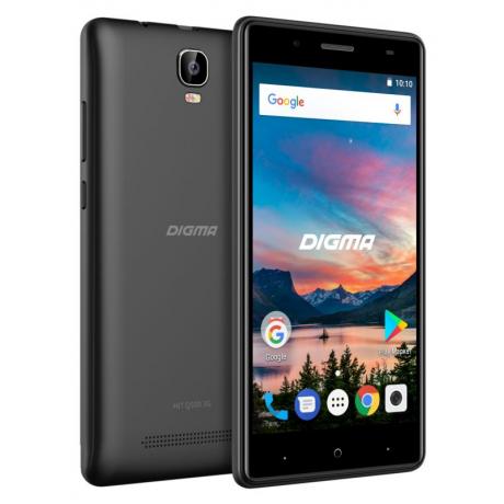 Смартфон Digma HIT Q500 3G 8Gb 1Gb Black - фото 8