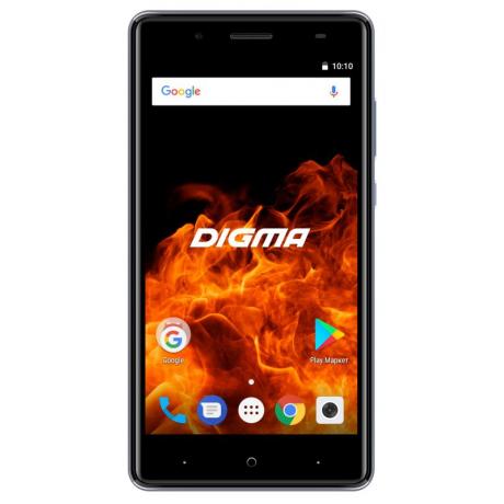 Смартфон Digma VOX FIRE 4G 8Gb 1Gb Gray - фото 2