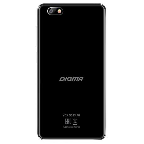 Смартфон Digma VOX S513 4G 16Gb 1Gb Black - фото 3