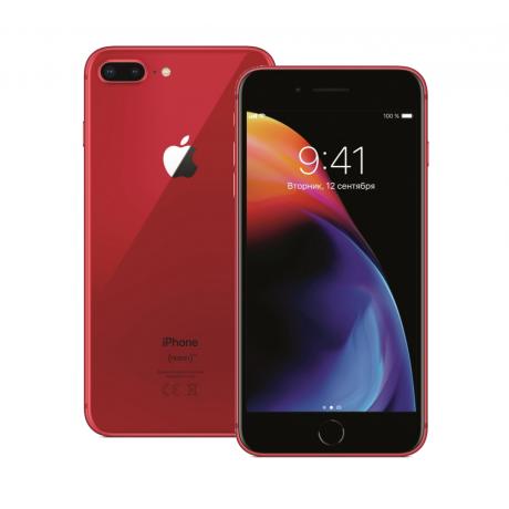 Смартфон Apple iPhone 8 Plus 64Gb  Product Red (MRT92RU/A) - фото 1