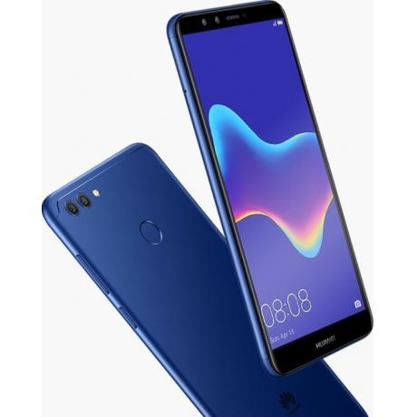 Смартфон Huawei Y9 (2018) LTE Blue - фото 4