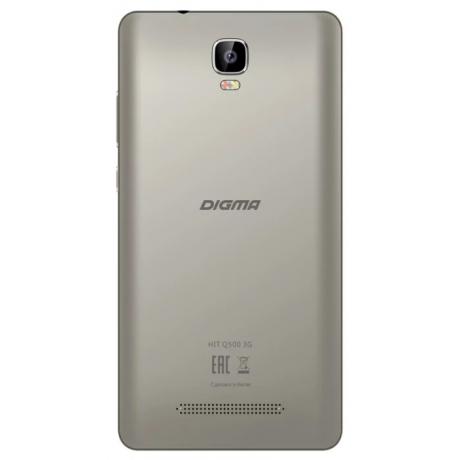 Смартфон Digma HIT Q500 3G 8Gb 1Gb Gray - фото 2