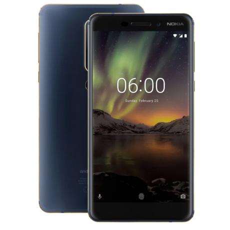 Смартфон Nokia 6.1 (2018) 32Gb Blue - фото 1