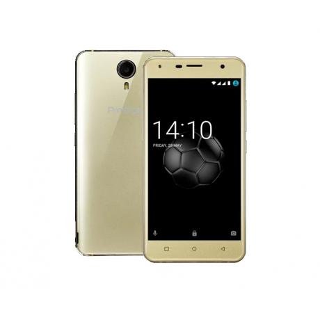 Смартфон Prestigio PSP5518 Muze X5 LTE Gold - фото 1