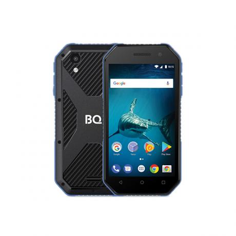 Смартфон BQ Mobile BQ-4077 Shark Mini Black Blue - фото 1