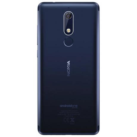 Смартфон Nokia 5.1 16GB Blue - фото 3