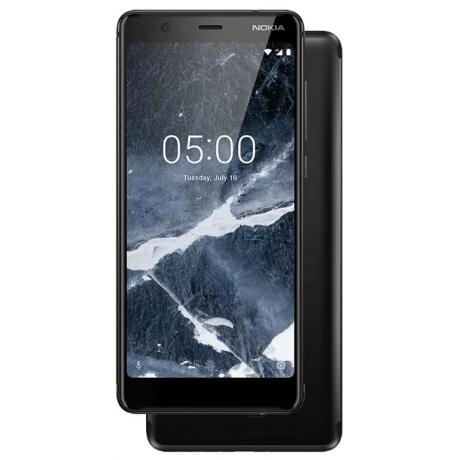 Смартфон Nokia 5.1 16Gb Black - фото 1
