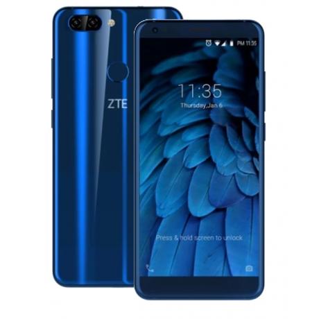 Смартфон ZTE Blade V9 4/64Gb Blue - фото 1