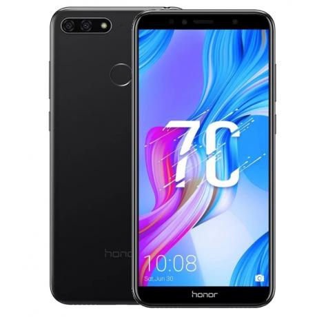 Смартфон Huawei Honor 7C Black - фото 1