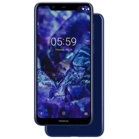 Смартфон Nokia 5.1 Plus 32Gb Blue - фото 1