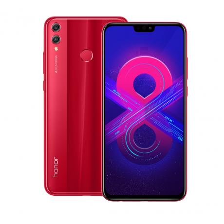 Смартфон Honor 8X 64Gb Red - фото 1