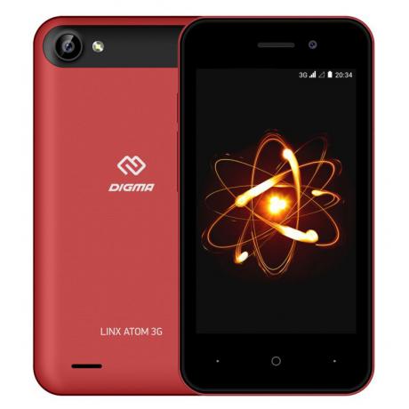 Смартфон Digma LINX ATOM 3G Red - фото 1