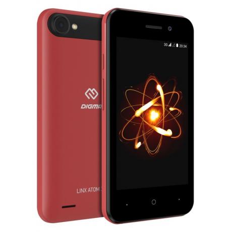 Смартфон Digma LINX ATOM 3G Red - фото 4