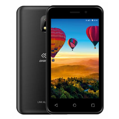 Смартфон Digma Linx Alfa 3G 4Gb черный - фото 1