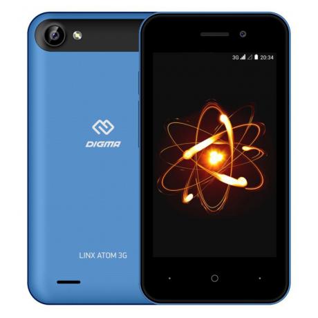 Смартфон Digma LINX ATOM 3G синий - фото 1