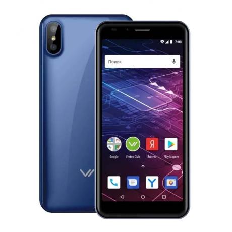 Смартфон Vertex Impress Click NFC 3G Blue - фото 1
