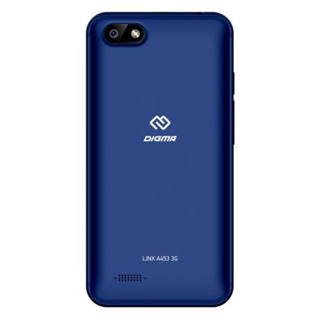 Смартфон Digma Linx A453 3G 8Gb 1Gb Blue - фото 5