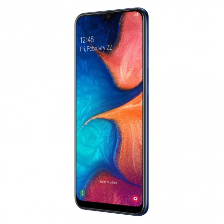 Смартфон Samsung Galaxy A20 (2019) SM-A205F 32Gb Blue - фото 4