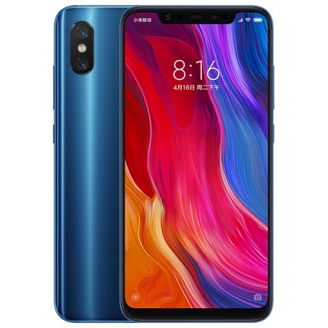 Смартфон Xiaomi Mi 8 6/128Gb Blue - фото 1