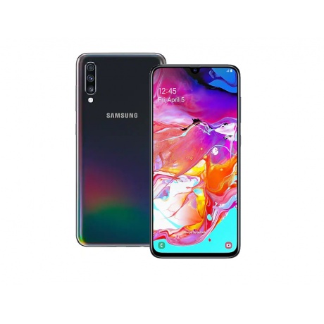Смартфон Samsung Galaxy A70 128GB (2019) A705F Black - фото 1