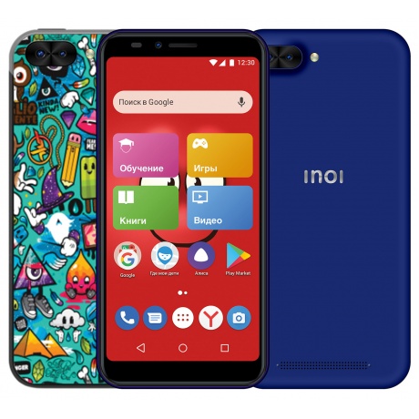 Смартфон INOI kPhone 3G Blue - фото 1