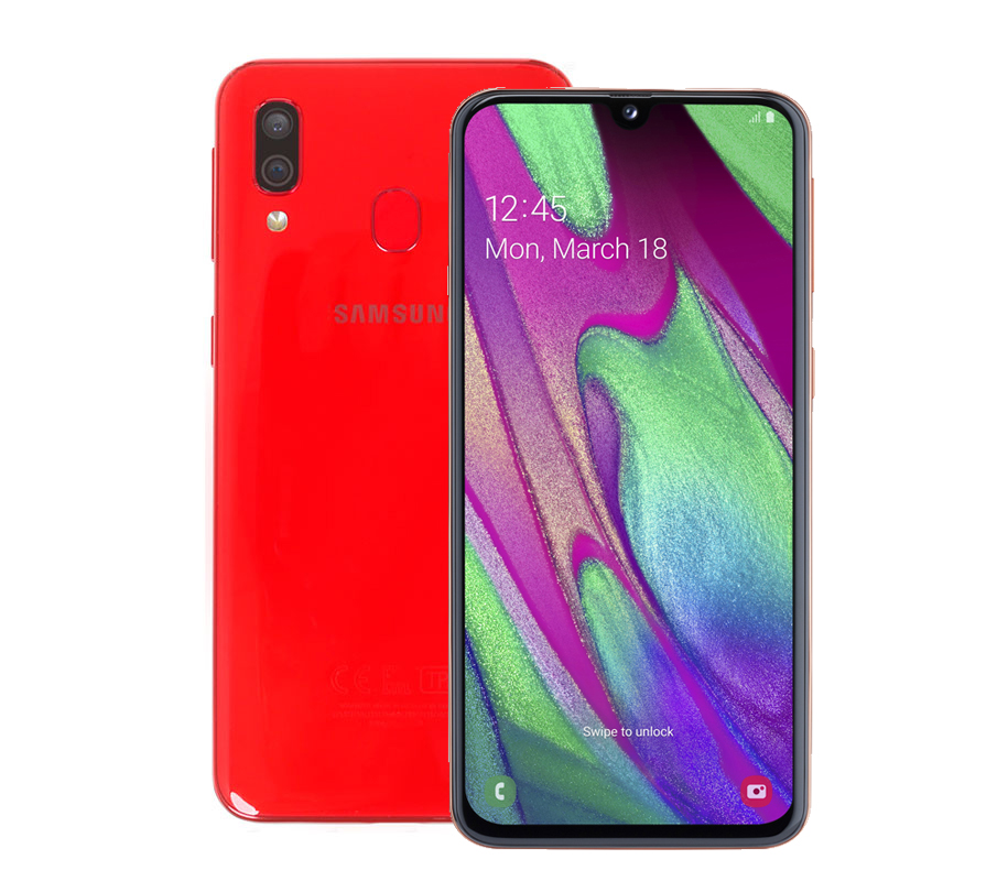 Галакси а40 купить. Смартфон Samsung Galaxy a40 64gb. Samsung Galaxy a40 64gb Red. Samsung Galaxy a40 4/64gb. Samsung a405 Galaxy a40 64gb.