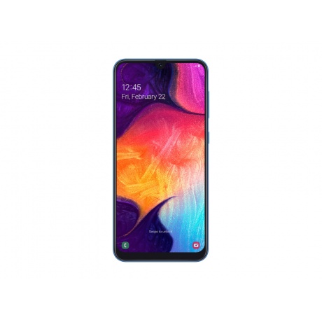 Смартфон Samsung Galaxy A50 128GB (2019) A505F Blue + Портативная колонка JBL - фото 2