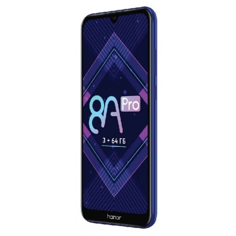 Смартфон Honor 8A Pro 3/64Gb Blue - фото 4