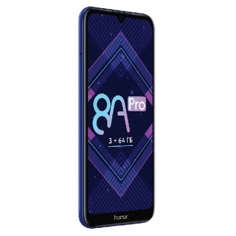 Смартфон Honor 8A Pro 3/64Gb Blue - фото 5
