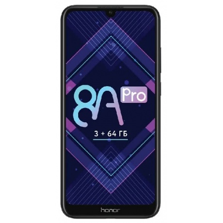 Смартфон Honor 8A Pro 3/64Gb Black - фото 2