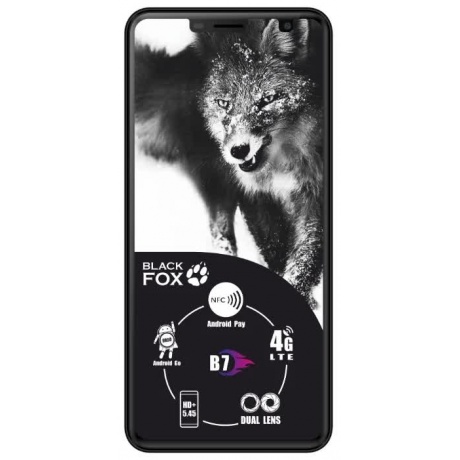 Смартфон Black Fox B7 NFC Black - фото 2