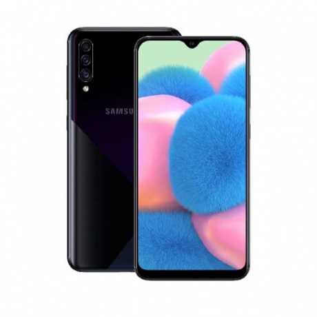 Смартфон Samsung Galaxy A30s 32Gb A307F Black - фото 1