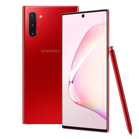 Смартфон Samsung Galaxy Note 10 256/8Gb N970F красный - фото 1