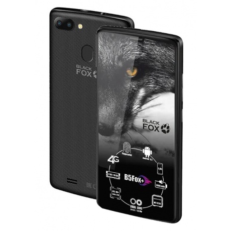 Смартфон Black Fox B5Fox+ Grey - фото 1